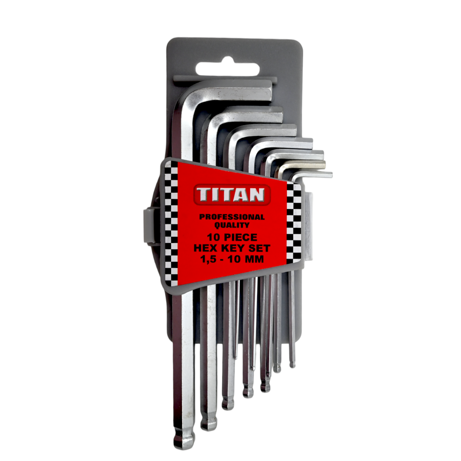 Titan Allen Key Ball Hex Key Set 10PC