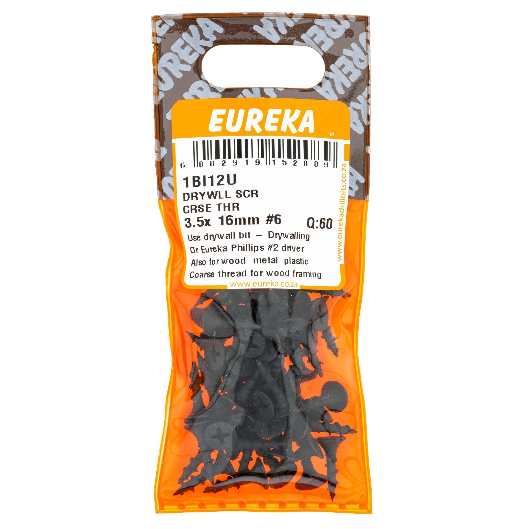 Eureka Drywall Screw Coarse Thread 3.5 x 16mm 6