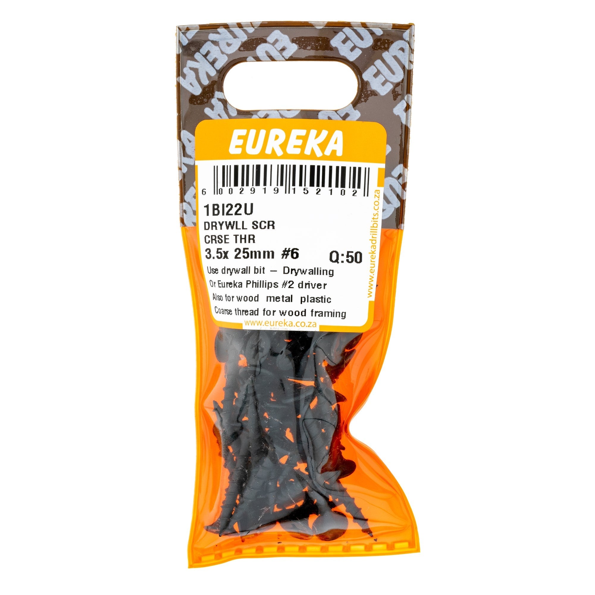 Eureka Drywall Screw Coarse Thread 3.5 x 25mm 6