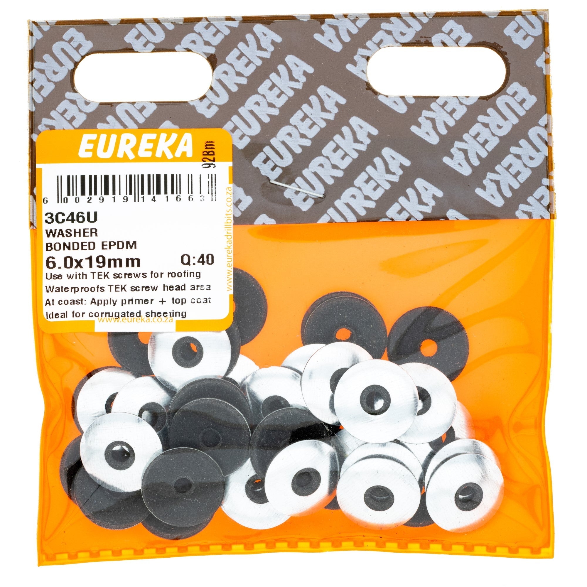 Eureka Bonded EPDM Washer 6 x 19mm