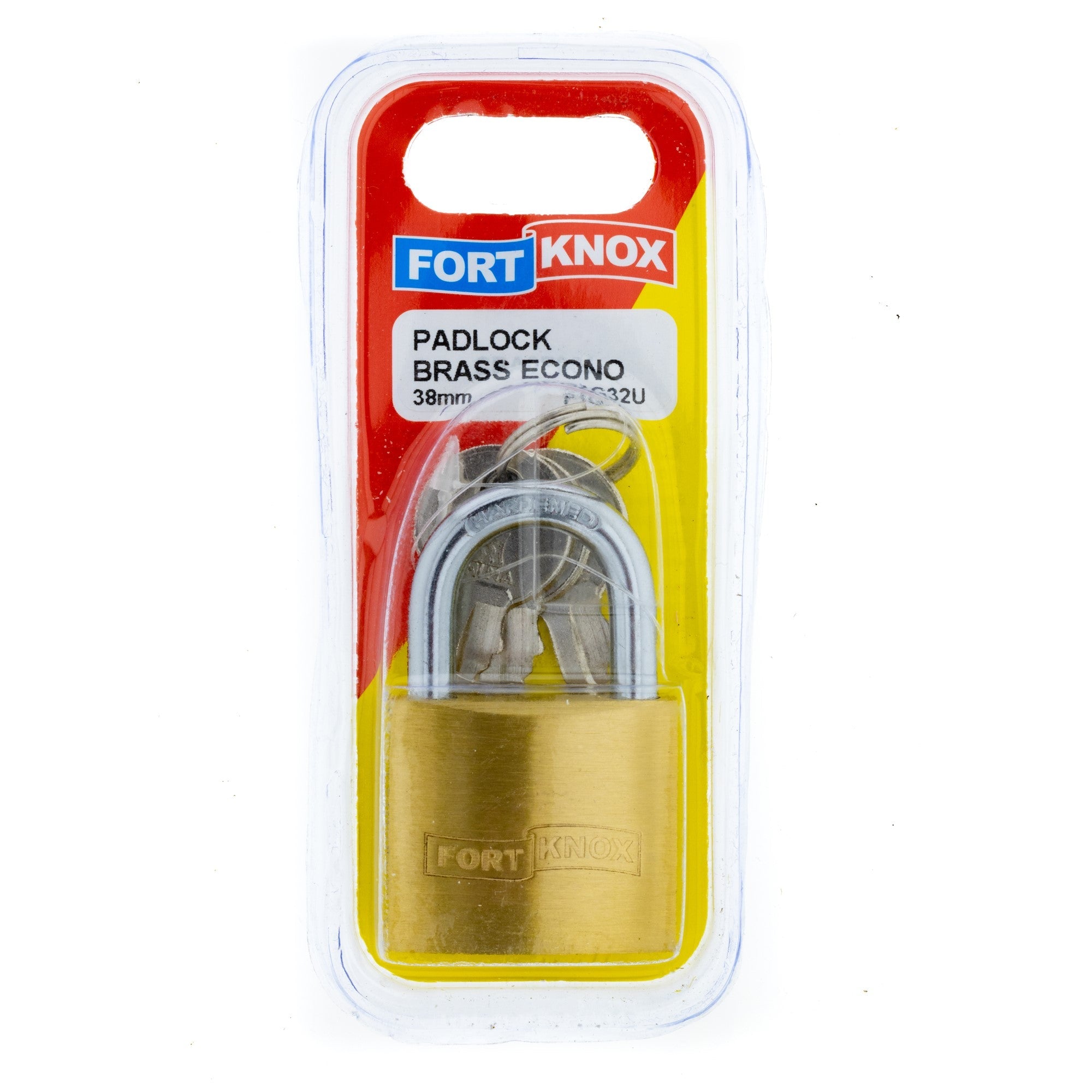 F/knox Padlock Brass Econo 38mm