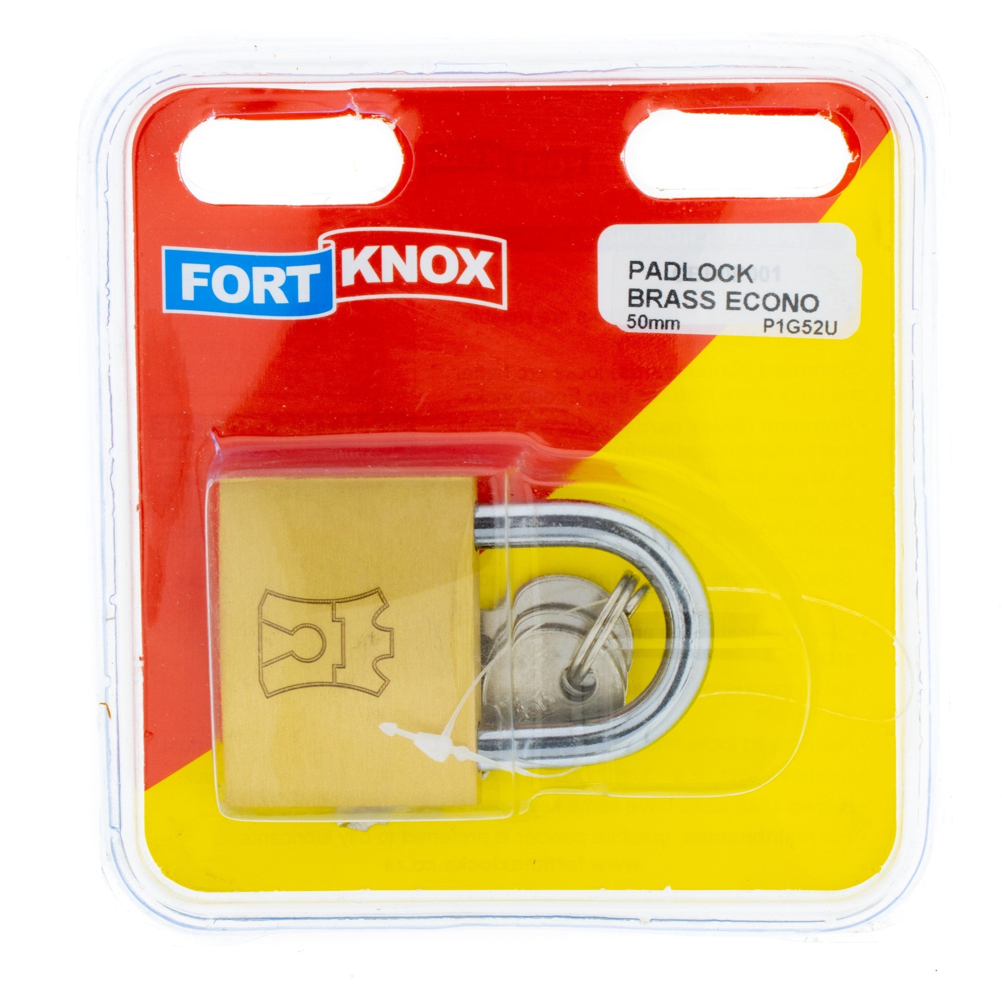 F/Knox Padlock Brass Econo 50mm