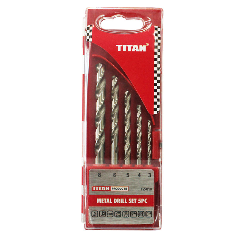 Titan HSS Drill Set 5 Piece