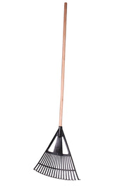 ACADEMY RAKE PLASTIC WITH WOODEN HANDLE