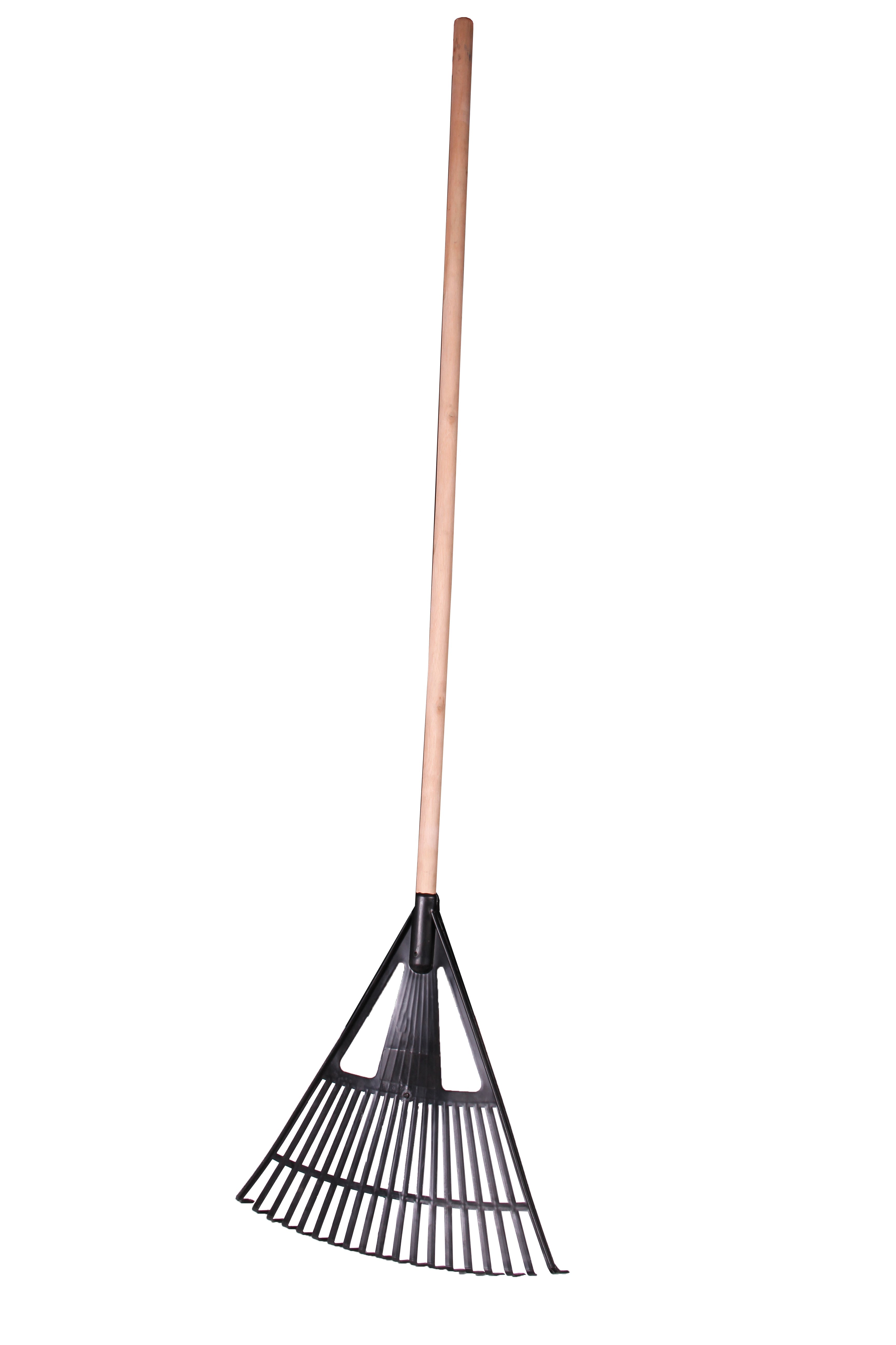 ACADEMY RAKE PLASTIC WITH WOODEN HANDLE