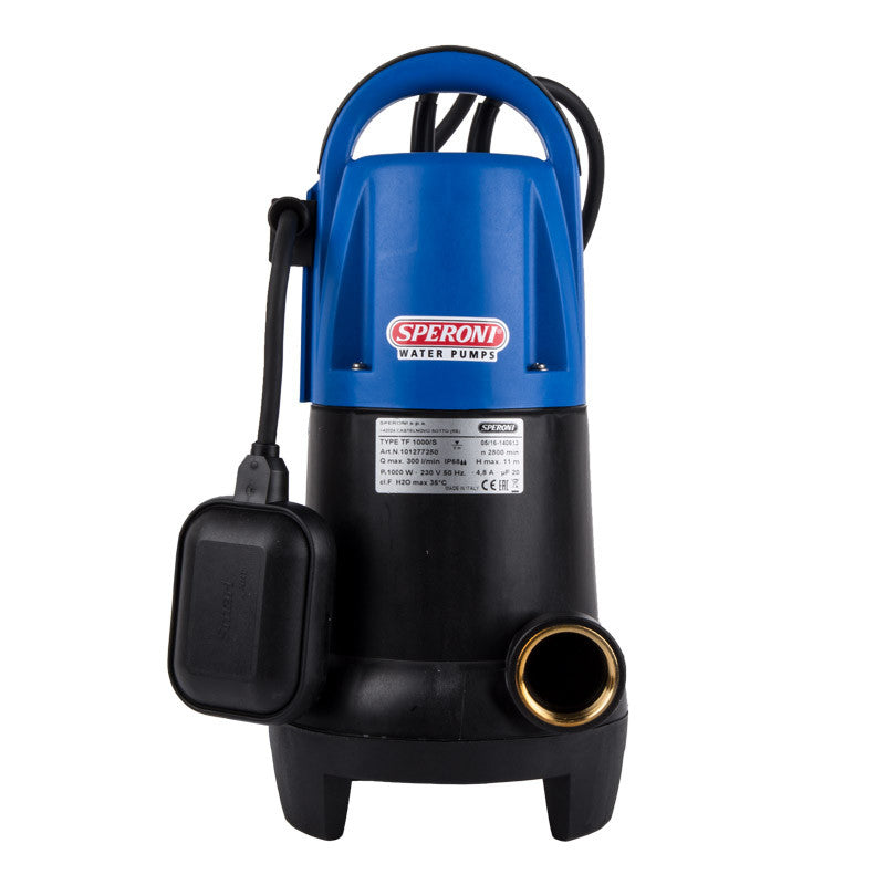 PUMP DRAINAGE 1.00KW 230V 32MM SPERONI