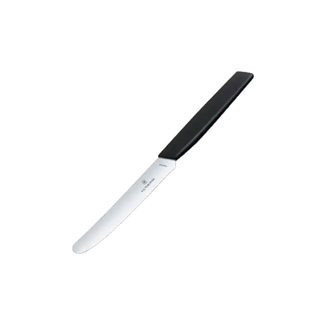 Victorinox Swiss Modern Table Knife Serrated 11 cm Black