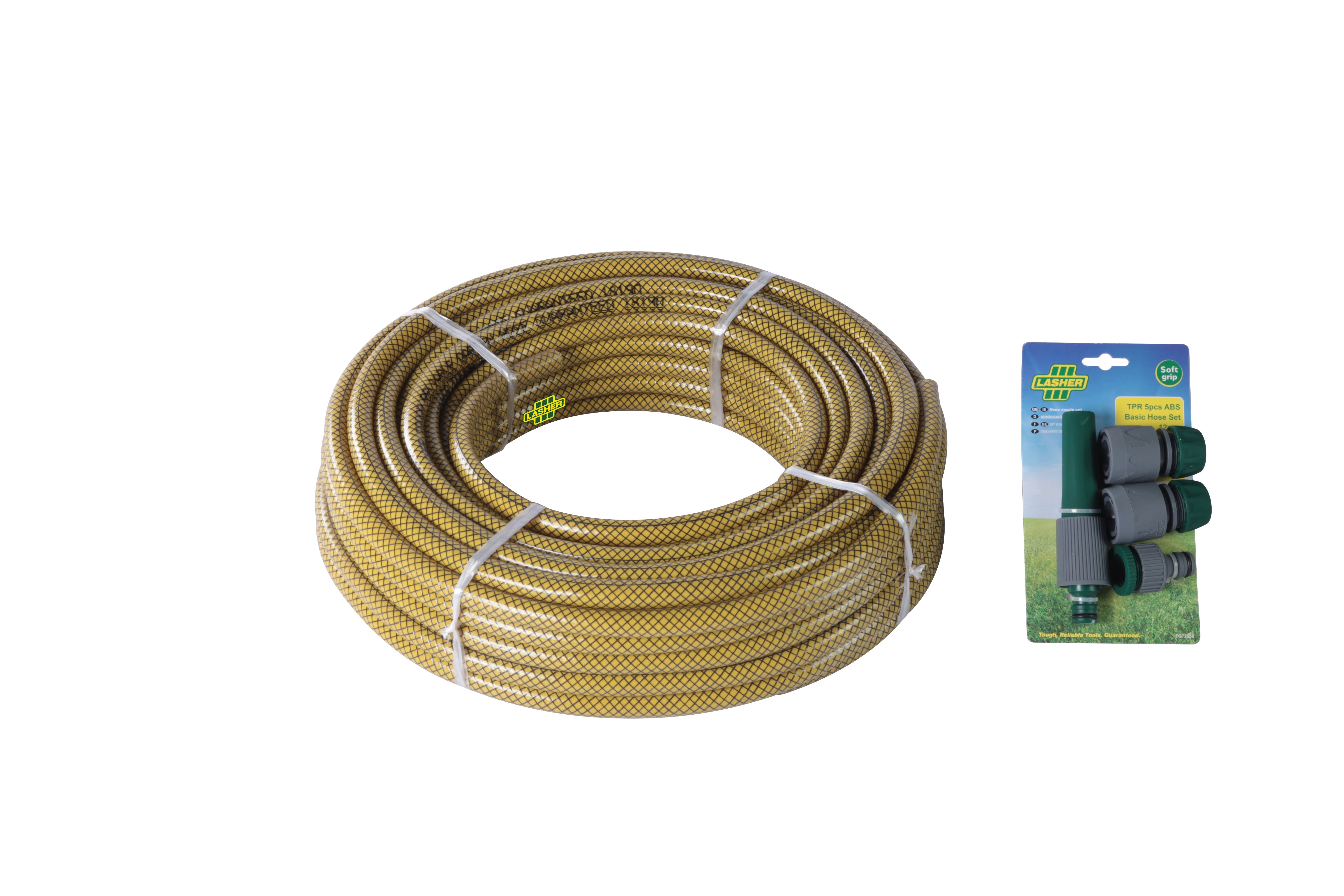 LASHER HOSE 12MM X 30M & FITTINGS