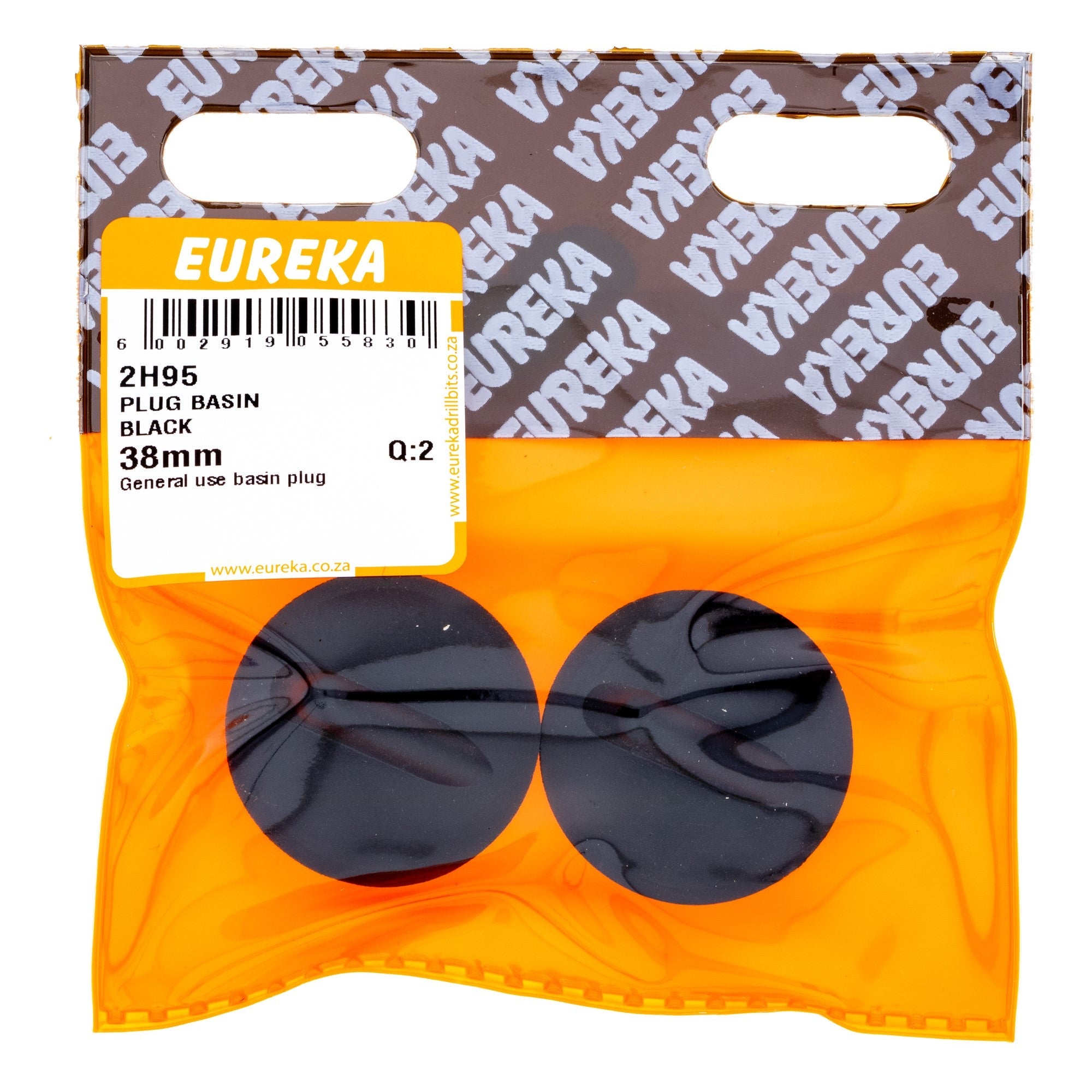 Eureka Plug Basin Black 38mm