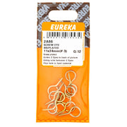 Eureka Screw Eye Br/pl 11 x 24mm( 3)
