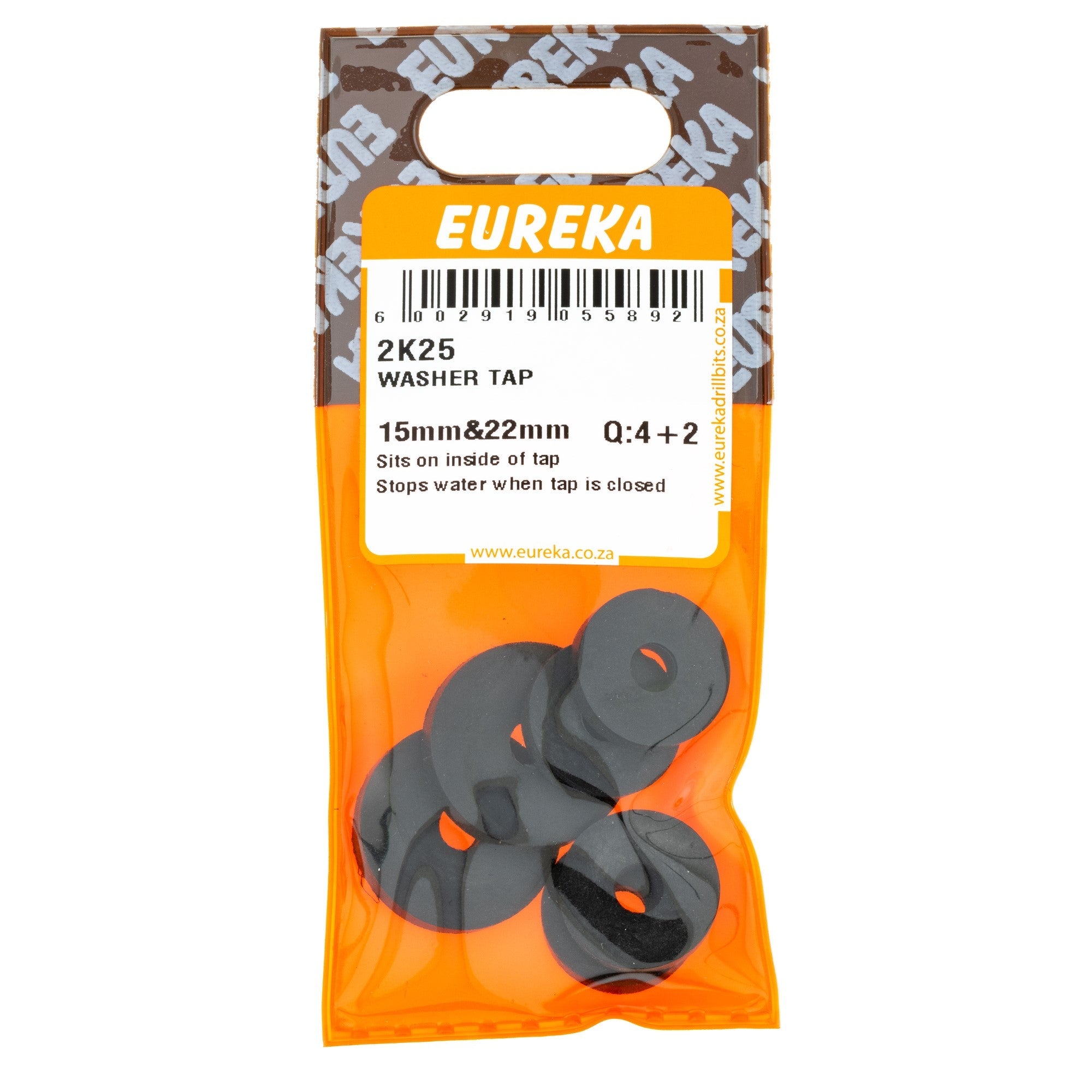 WASHER TAP 15MM&22MM Q:4+2 EUREKA