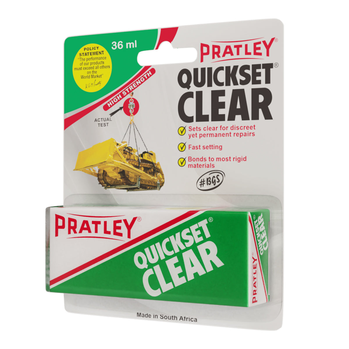 Pratley Q/s Clear Glue Disp 36ml