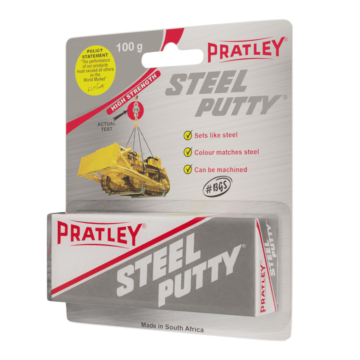 Pratley Steel Putty Disp 100g
