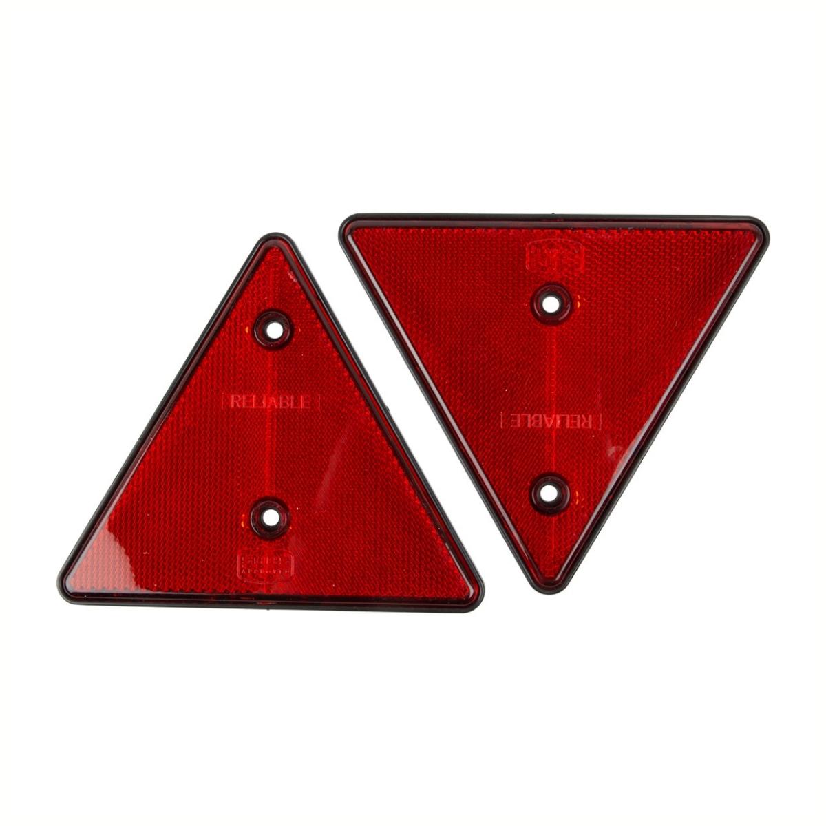 Reflector Triangle 150mm Red 2PK U-part
