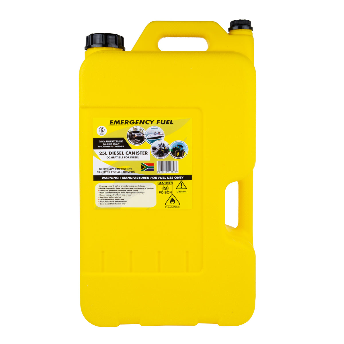 Jerry Can Diesel 25L Plastic