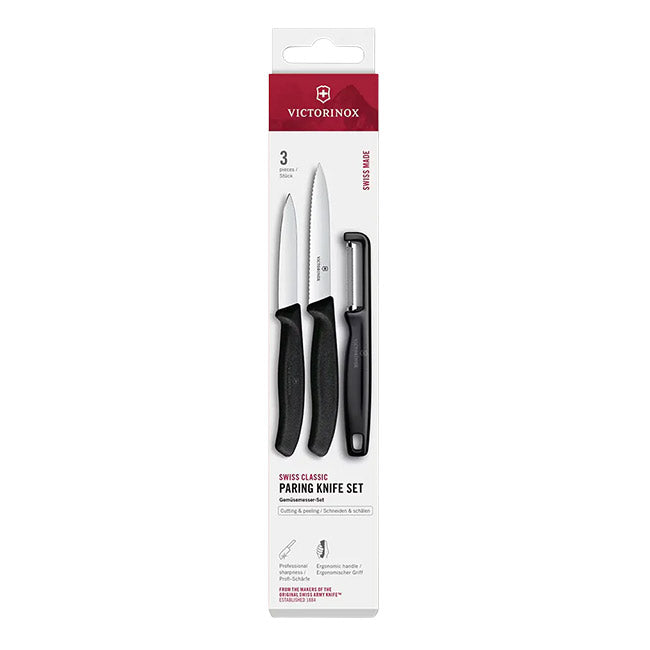 Victorinox 3 Piece Paring Set with Peeler