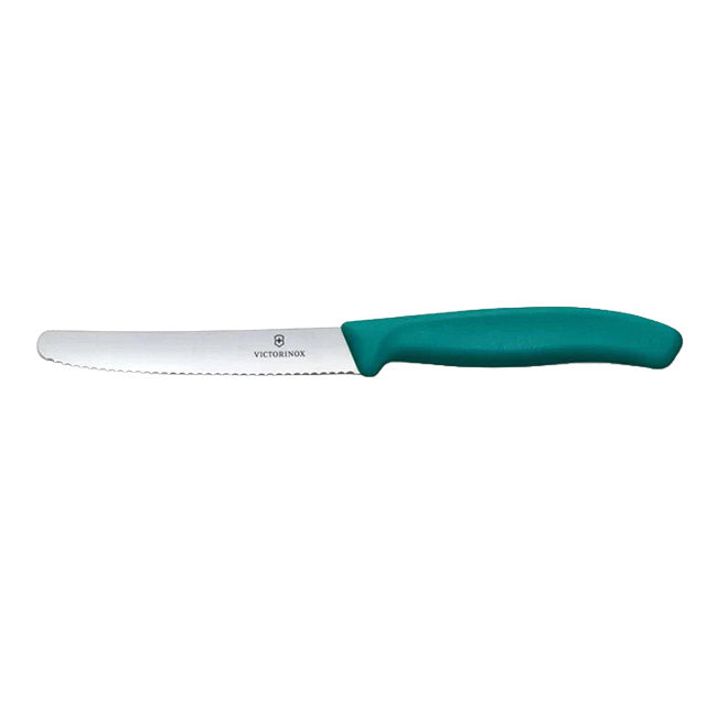 Victorinox Steak Knife Serrated Kale Green