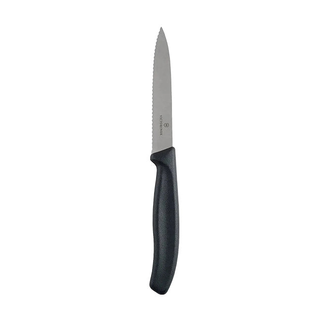 Victorinox Classic Paring Knife Black Serrated 10 cm