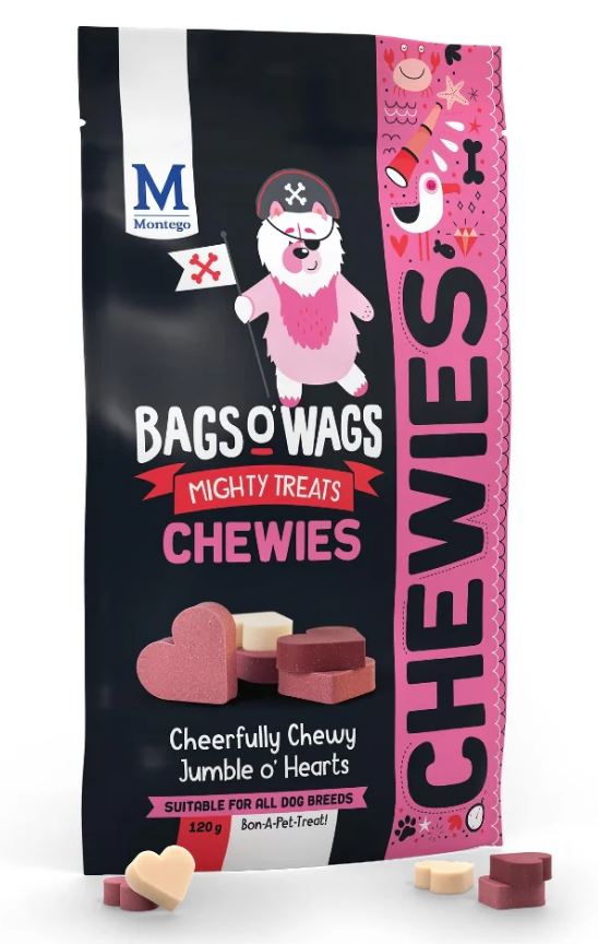 TREAT HEARTS MIX 120G MONTEGO