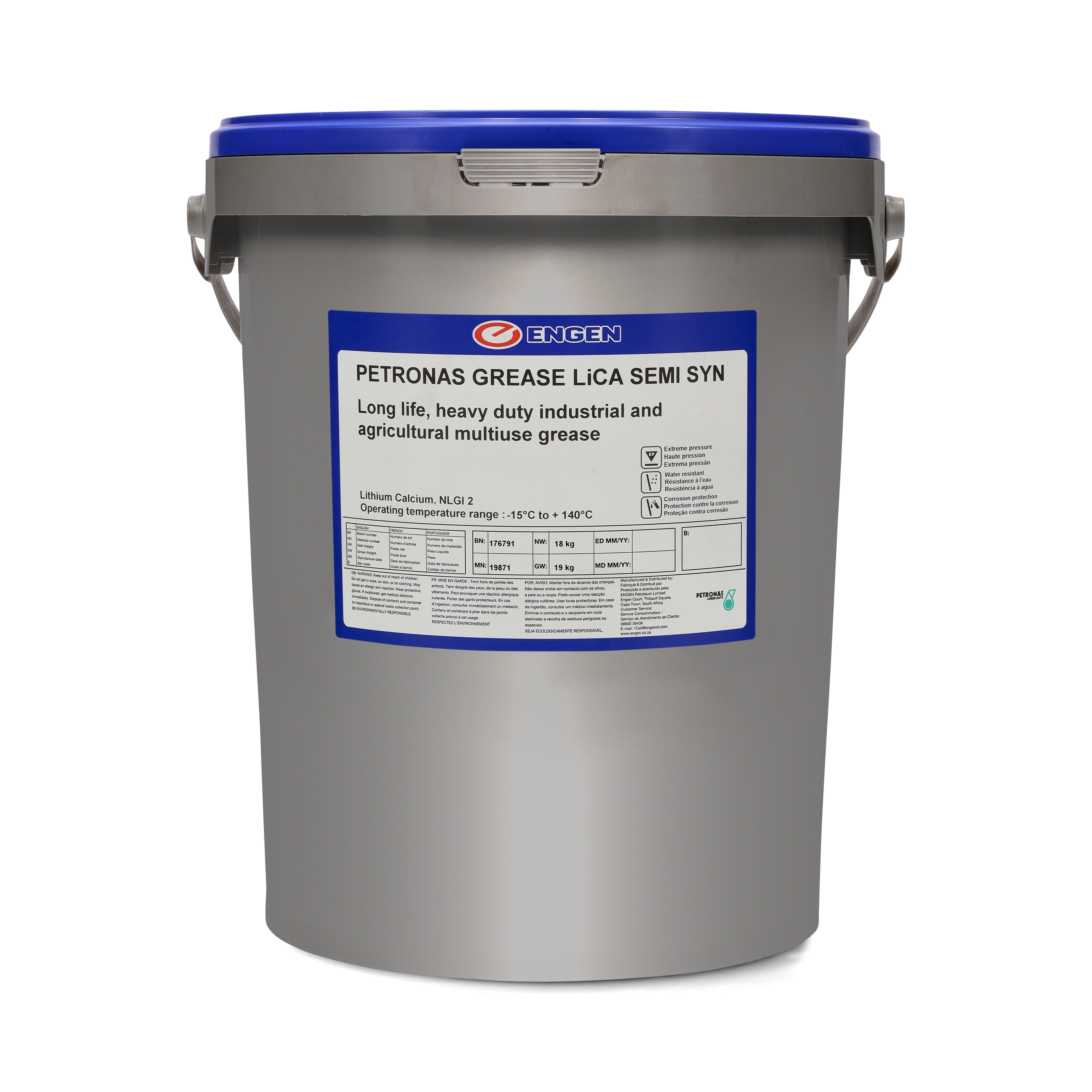 GREASE PETRONAS LICA SEMI SYN 18KG ENGEN