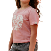 Bosbul T-shirt Kids Dusty Pink with Heart 5-6