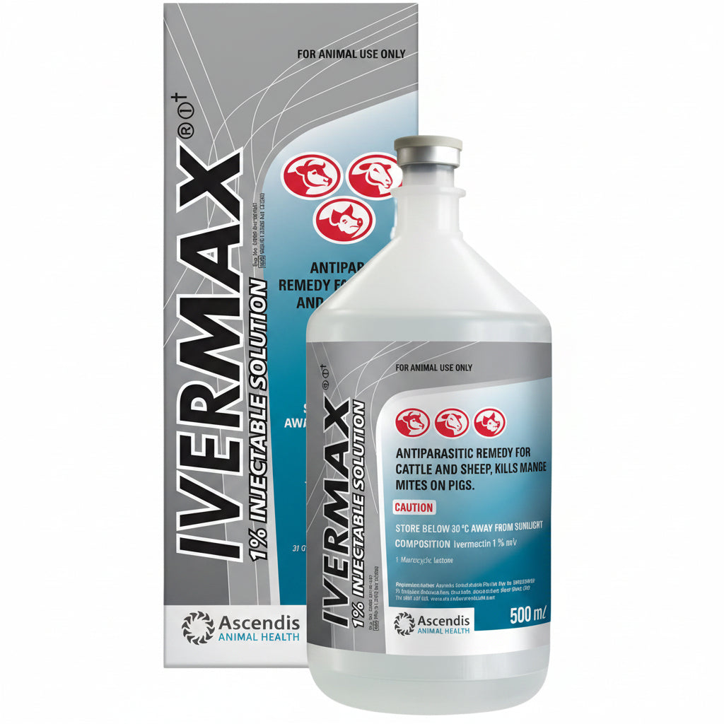 Ivermax 1% Antiparasitic Injectable 500 ml Kyron