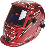 Matweld Helmet Auto Dark W/grind Red