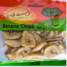 Eden Banana Chip Honey-dipped 250g