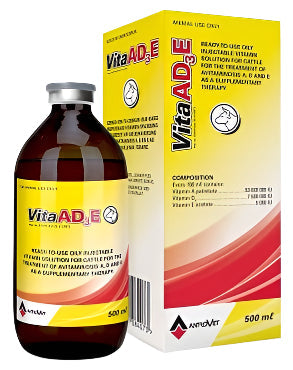 Antrovet Vita AD3E Injectable Vitamin 500 ml, Move.store