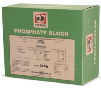 Voermol Block Phosphate 25kg
