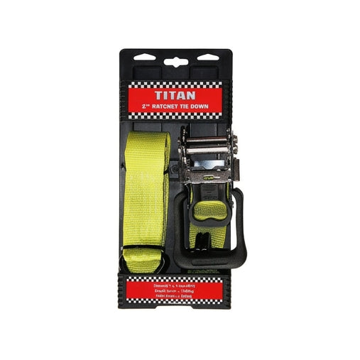 Ratchet Tie-Down Strap with Hook Titan