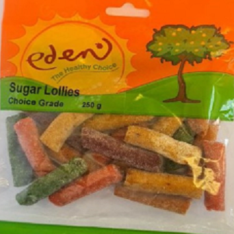 Eden Sugar Lollies 250g