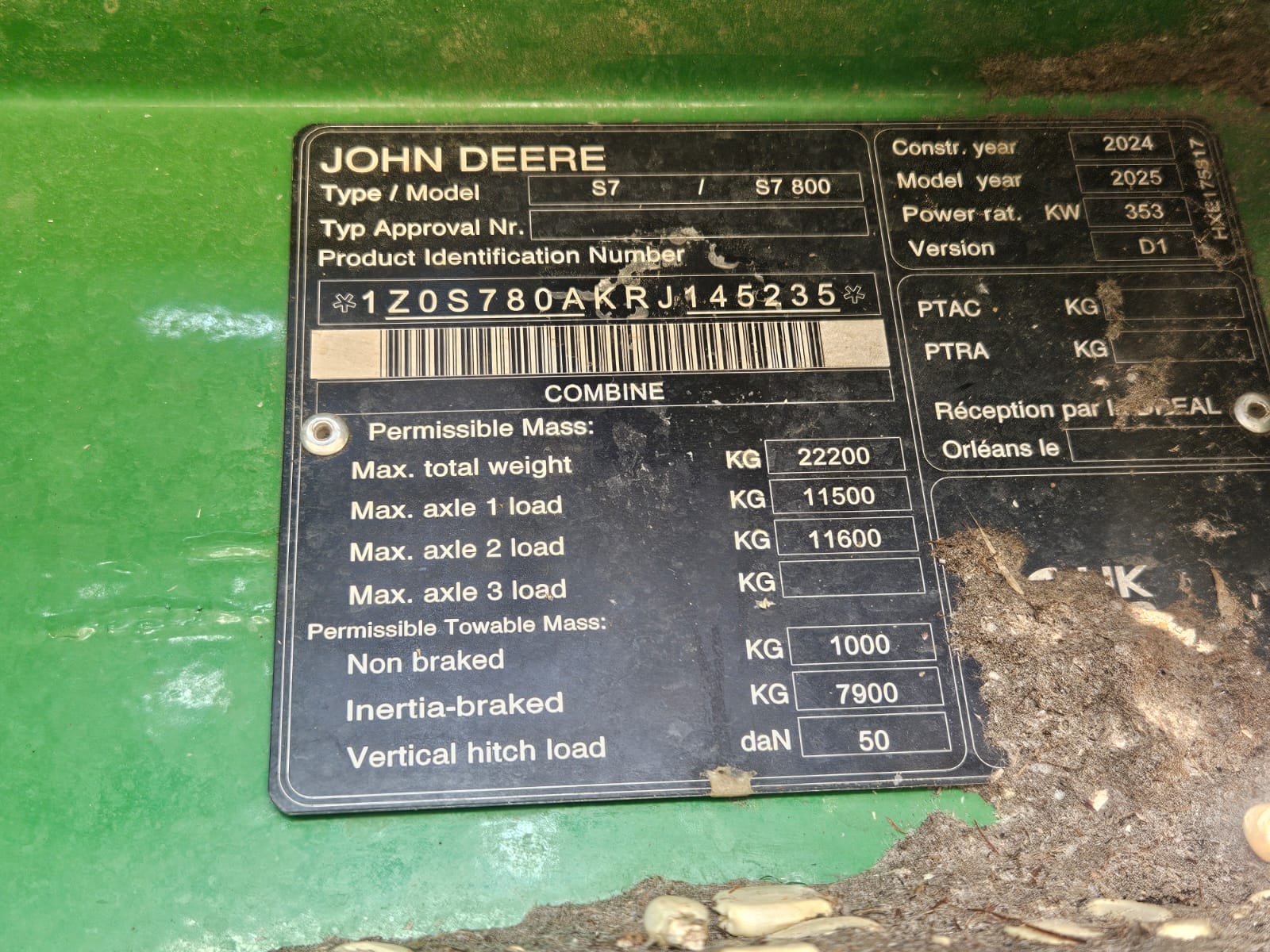 2025 John Deere S7800 – image 2