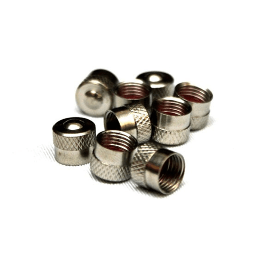 VALVE DOME CAP METAL 10PK TYRE CARE