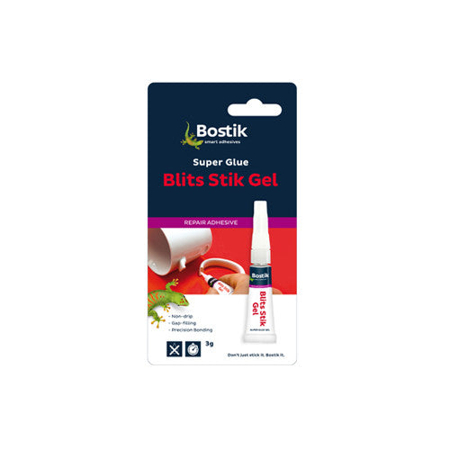 Bostik Blits STIK Super Glue Gel  3g BC