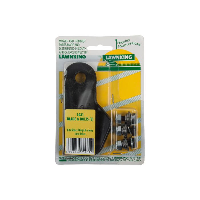 Lawnking L/m Blade 3 & Bolts Ninja Rolux