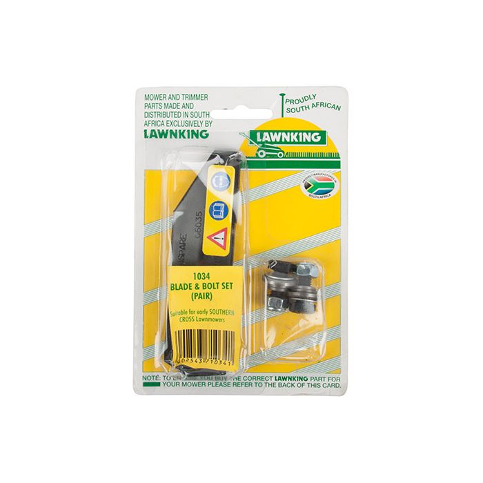 Lawnking L/mower Blade&bolt Set S-cross
