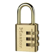 PADLOCK COMBINATION BRASS 30MM MASTER