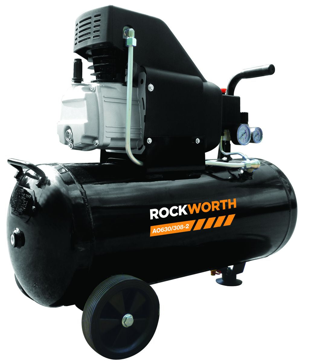 C - ROCKWORTH 50L 2HP AIR COMPRESSOR DIR