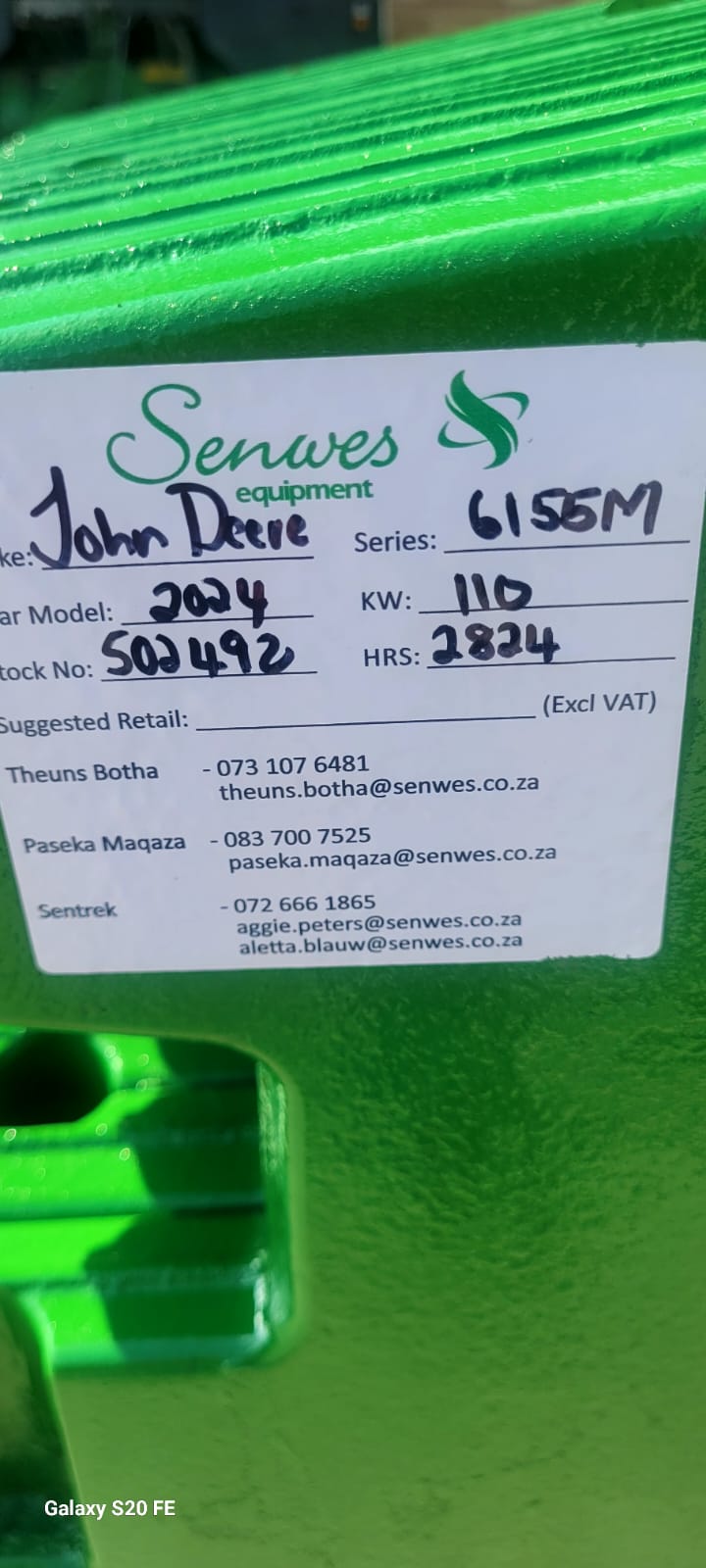 2024 John Deere 6155 M Cab – image 12