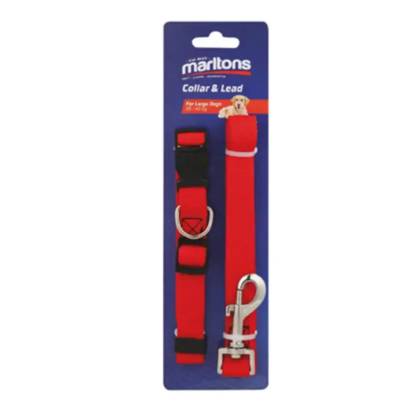 Marltons Collar & Lead Adjustable Asstd 20mm