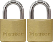 Master Padlock Economy Brass 40mm 2PK