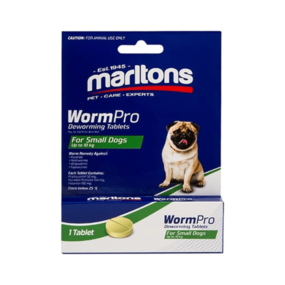 WORMPRO SML DOGS 1'S MARLTONS