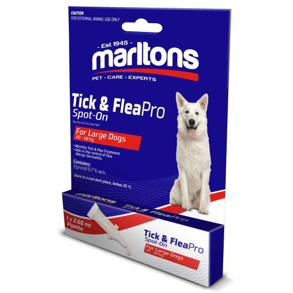 Marltons Tick & Flea Pro Spot on Lrg Dog