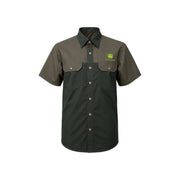 John Deere Shirt  Two Tone Sage and Olive