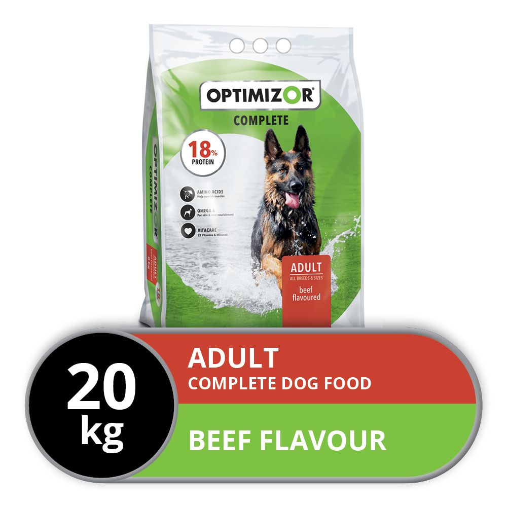 DOG FOOD COMPLETE ADULT 20KG OPTIMIZOR