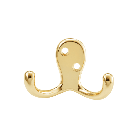 HOOK COAT DOUBLE B/PLATED 40MM MACKIE