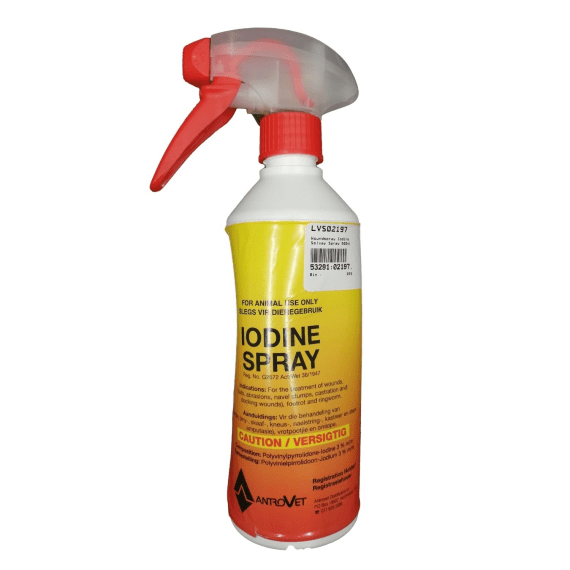 Antrovet Wound Care Iodine Spray 500ml