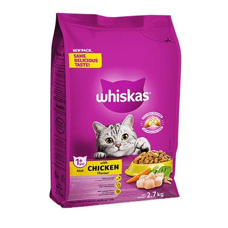 Cat Food Adult 2.7kg Chicken Whiskas