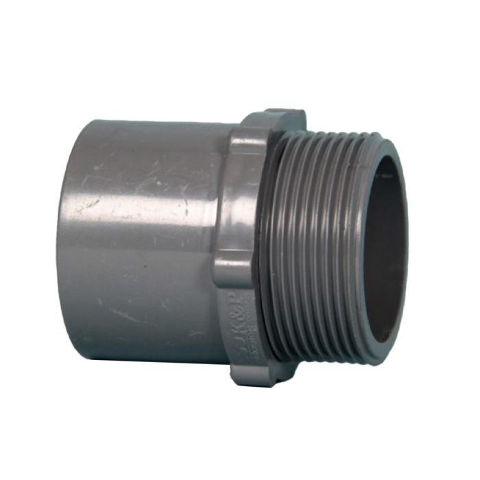 Adaptor Pool PVC GRY Male 1 1/2 x 50mm
